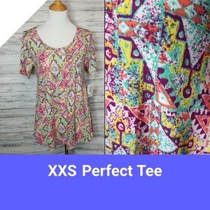 LuLaRoe Perfect T Shirt Multi design size XXS